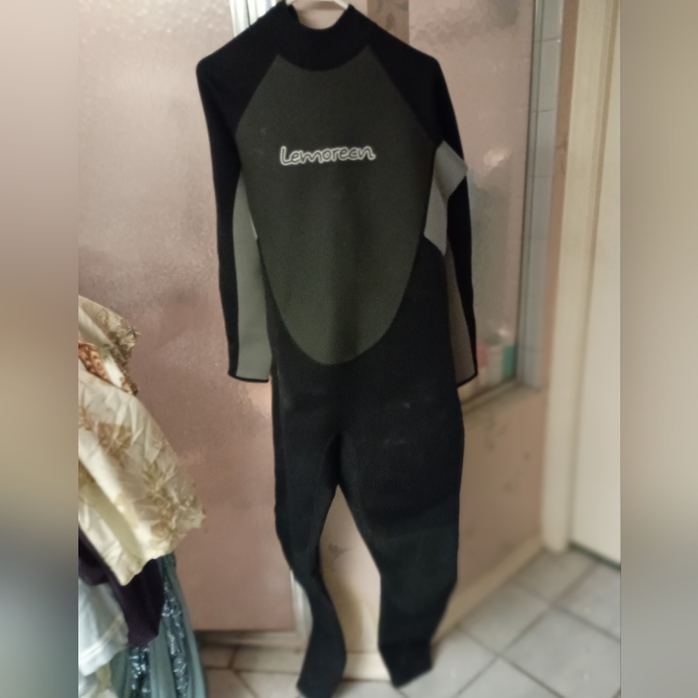 NWT Lemoreen Full Wetsuit 3:2 XL Grey Black Mens